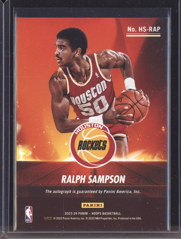 Ralph Sampson 2023-24 Panini Hoops HS-RAP Hot Signatures Auto