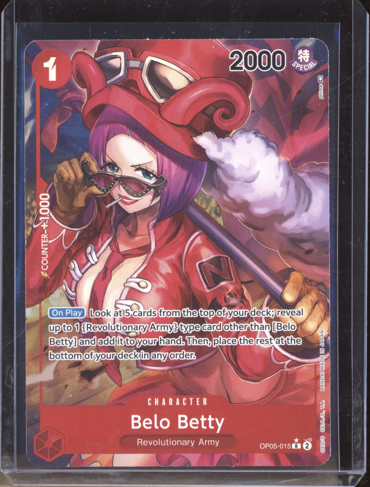 Belo Betty 2023 One Piece Awakening of the New Era OP-05 OP05-015 Alternate Art