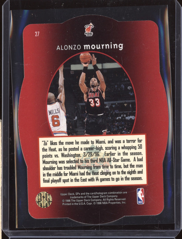 Alonzo Mourning 1996-97 Upper Deck SPx 27