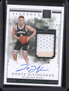 Donte DiVincenzo 2018-19 Panini Impeccable 127 Rookie Jersey Auto Patch RC 29/99