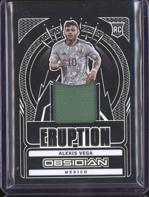 Alexis Vega 2022-23 Panini Obsidian ER-AVA Eruption Jersey RC 46/199