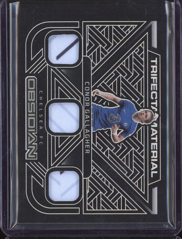 Conor Gallagher 2022-23 Panini Obsidian TM-CG Trifecta Material Jersey 139/199