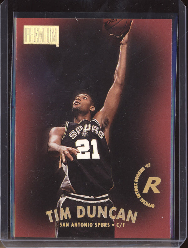 Tim Duncan 1997-98 Skybox Premium 112 RC