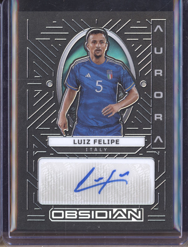 Luiz Felipe 2022-23 Panini Obsidian AA-LFE Aurora Auto 59/199