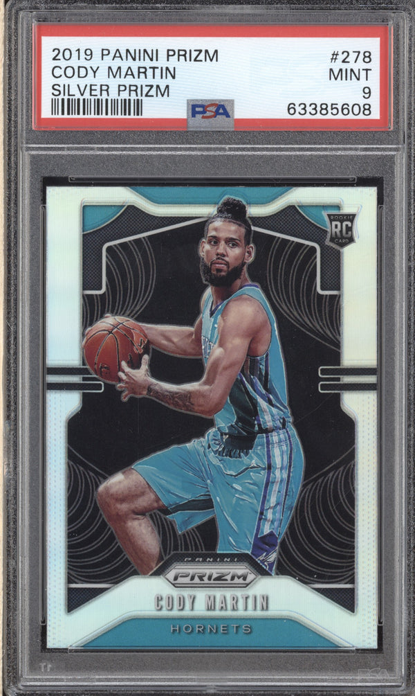 Cody Martin 2019-20 Panini Prizm 278 Silver RC PSA 9