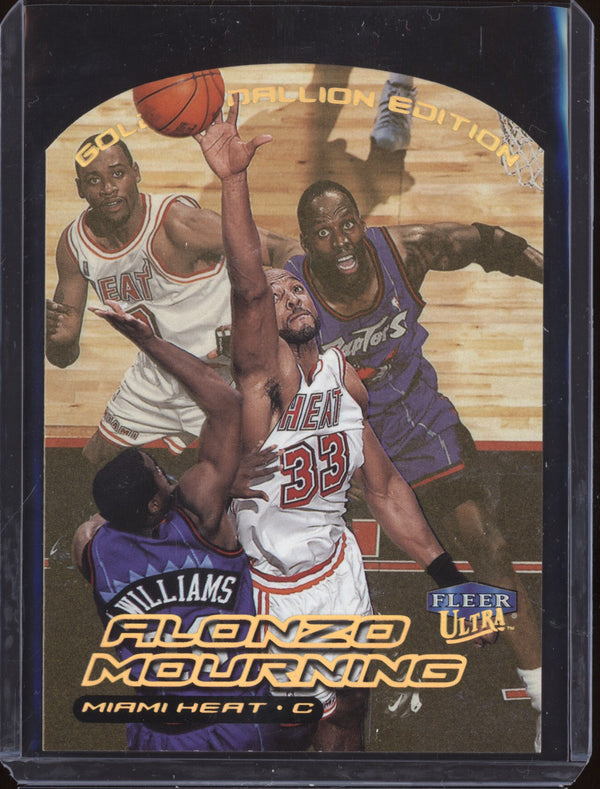 Alonzo Mourning 1999-00 Fleer Ultra 44G Gold Medallion