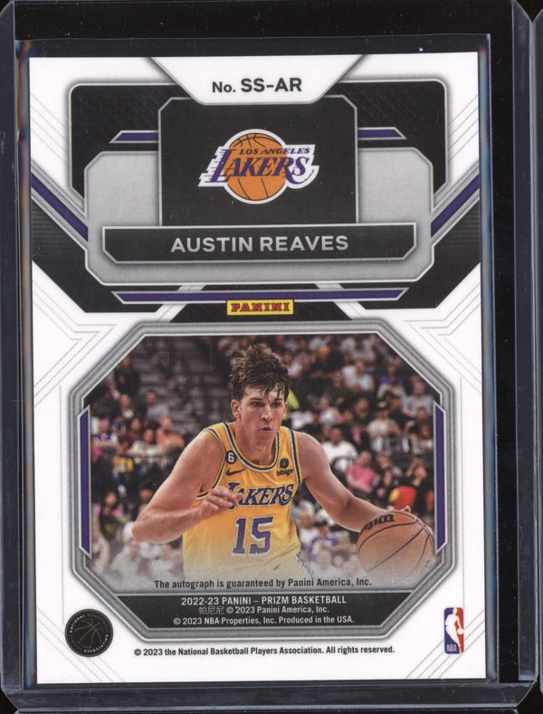 Austin Reaves 2022-23 Panini Prizm SS-AR Sensational Signatures Auto