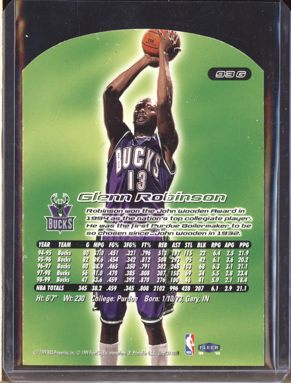 Glenn Robinson 1999-00 Fleer Ultra 93G Gold Medallion