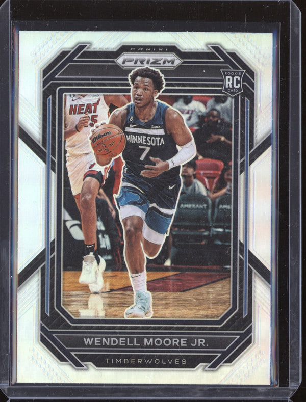 Wendell Moore Jr 2022-23 Panini Prizm 221 Silver RC