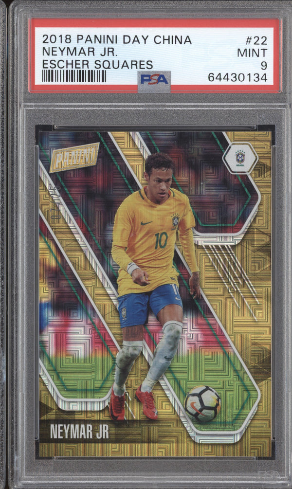 Neymar Jr 2018 Panini Day China 22 China 7/25 PSA 9