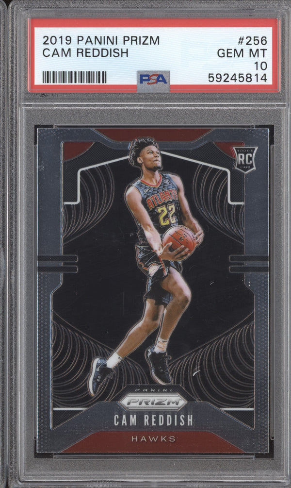 Cam Reddish 2019-20 Panini Prizm 256 RC PSA 10