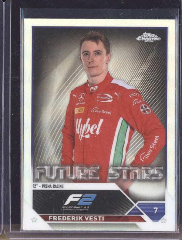 Frederik Vesti 2023 Topps Chrome Formula 1 70 Refractor