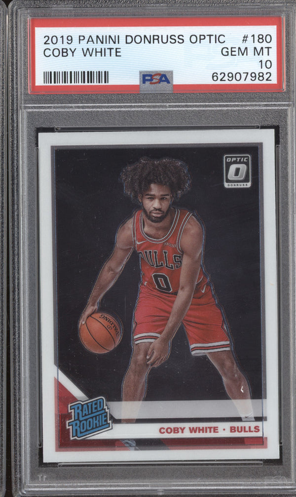 Coby White 2019-20 Panini Donruss Optic 180 PSA 10