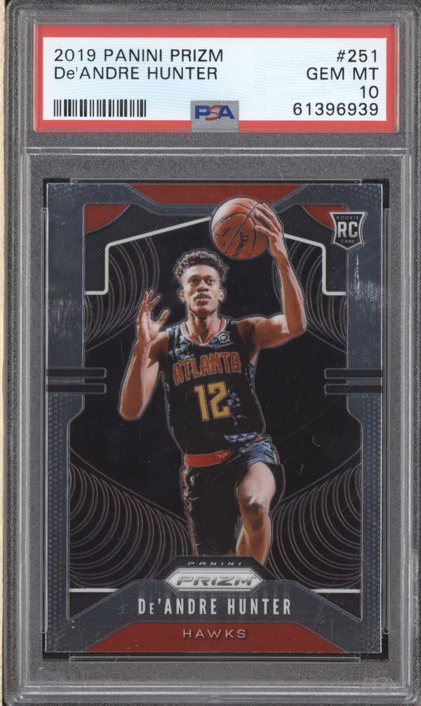 De'Andre Hunter 2019-20 Panini Prizm 251 PSA 10