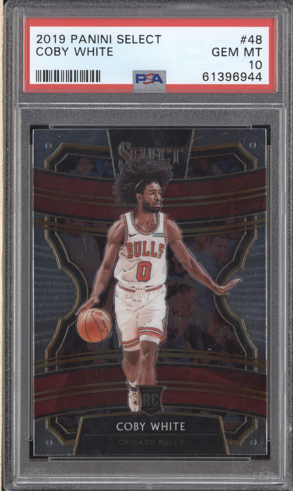 Coby White 2019-20 Panini Select 48 Concourse PSA 10