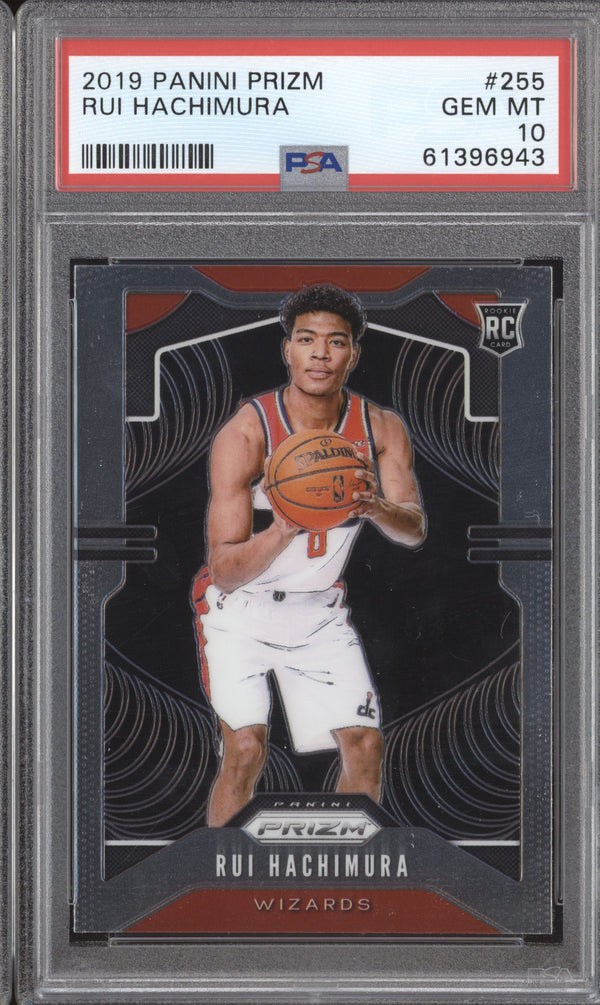 Rui Hachimura 2019-20 Panini Prizm 255 PSA 10