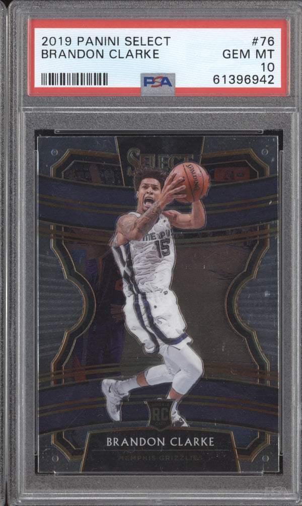 Brandon Clarke 2019-20 Panini Select 76 Concourse PSA 10