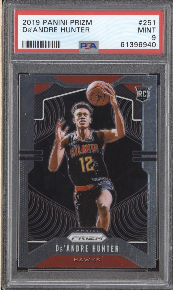 De'Andre Hunter 2019-20 Panini Prizm 251 PSA 9