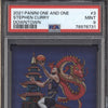 Stephen Curry 2021-22 Panini One and One 3 Downtown PSA 9