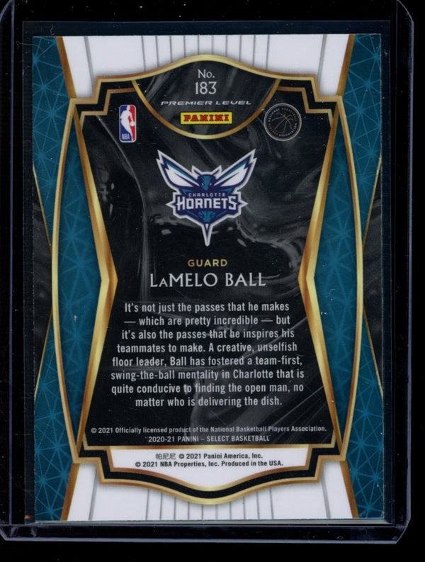 LaMelo Ball 2020-21 Panini Select Premier Level RC