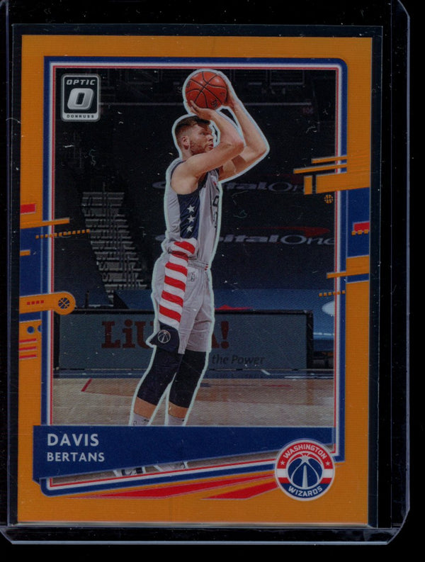 Davis Bertans 2020-21 Panini Optic Orange 54/199