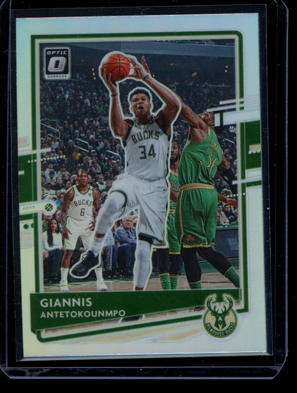 Giannis Antetokounmpo 2020-21 Panini Optic Holo