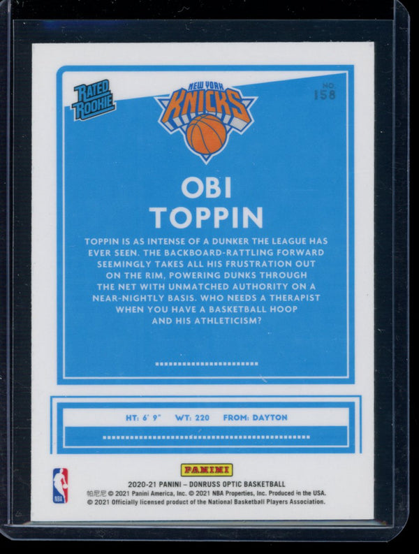 Obi Toppin 2020-21 Panini Optic RC