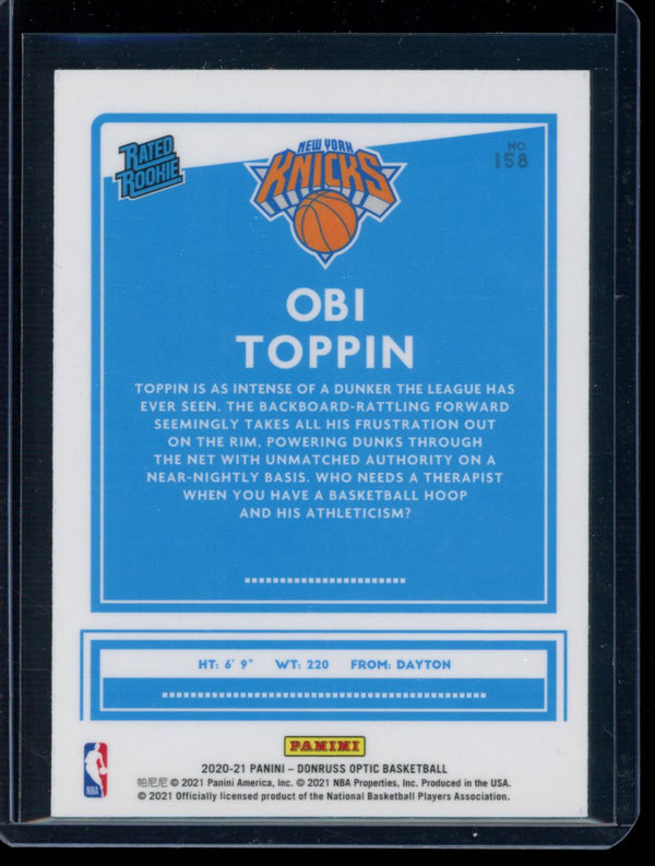 Obi Toppin 2020-21 Panini Optic RC