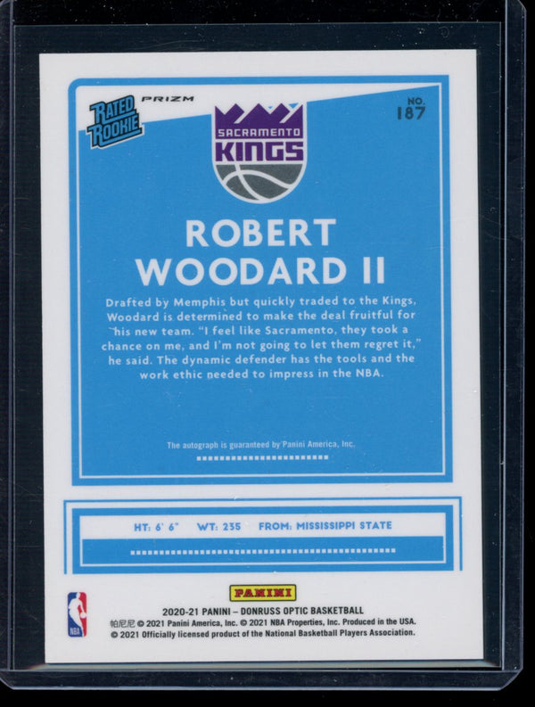 Robert Woodard II 2020-21 Panini Optic Holo Auto RC