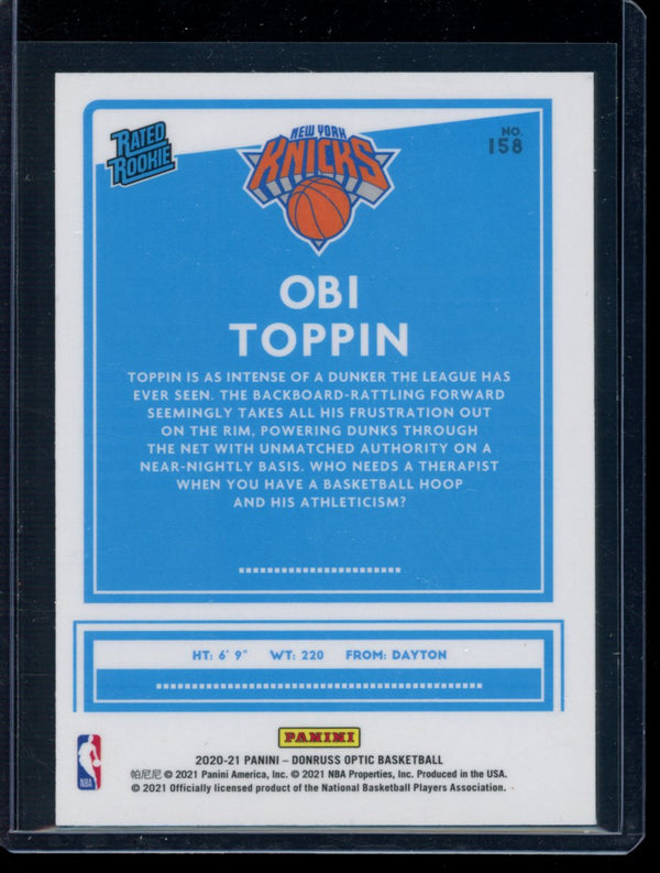 Obi Toppin 2020-21 Panini Optic RC