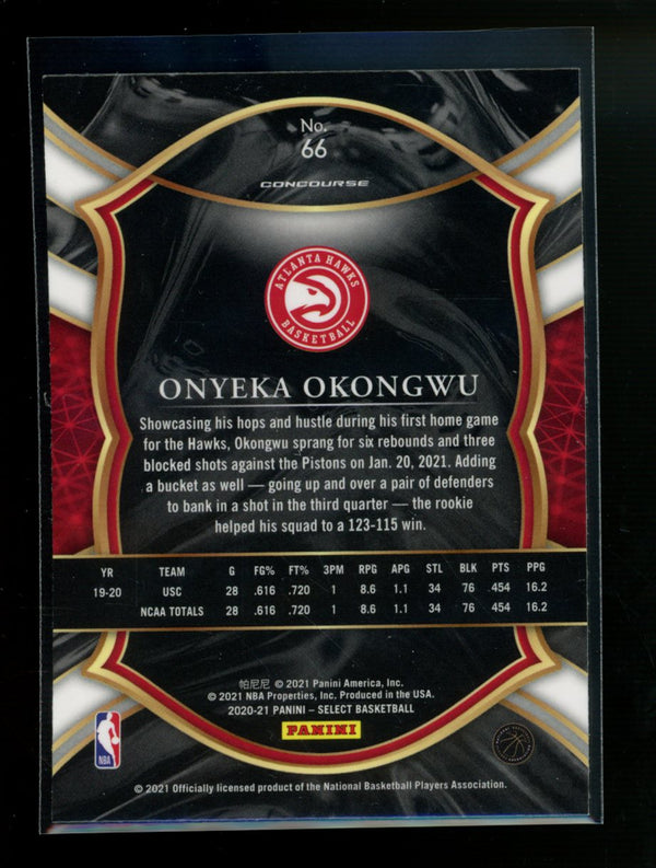 Onyeka Okongwu 2020-21 Panini Select Concourse RC