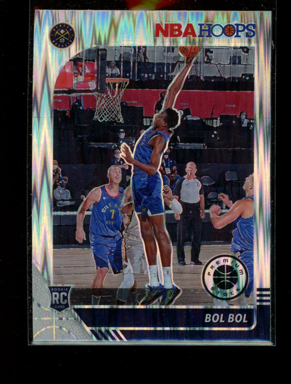 Bol Bol 2019-20 Panini Hoops Premium Silver Flash RC