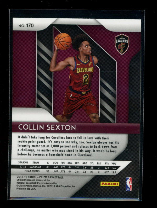 Collin Sexton 2018-19 Panini Prizm RC