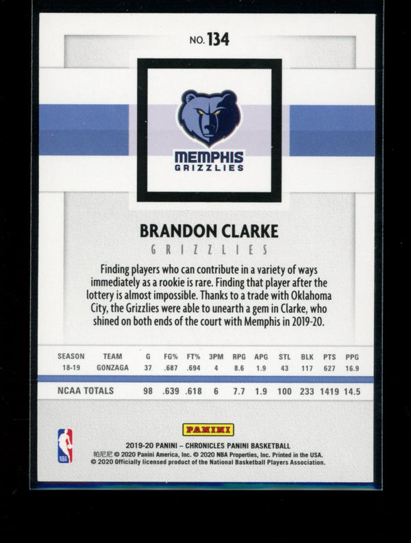 Brandon Clarke 2019-20 Panini Chronicles RC