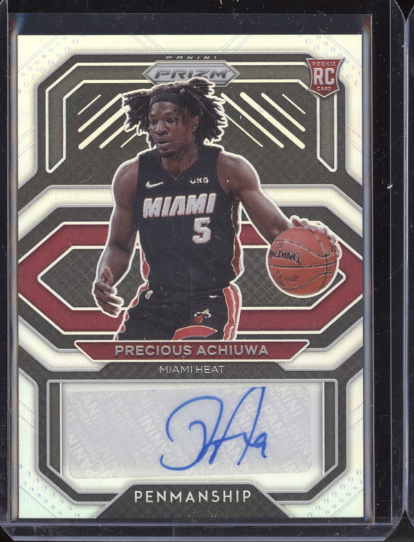 Precious Achiuwa 2020-21 Panini Prizm Rookie Penmanship Silver  RC