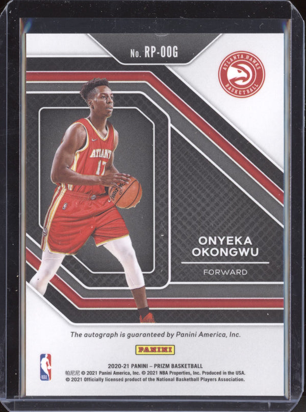 Onyeka Okongwu 2020-21 Panini Prizm Rookie Penmanship RC