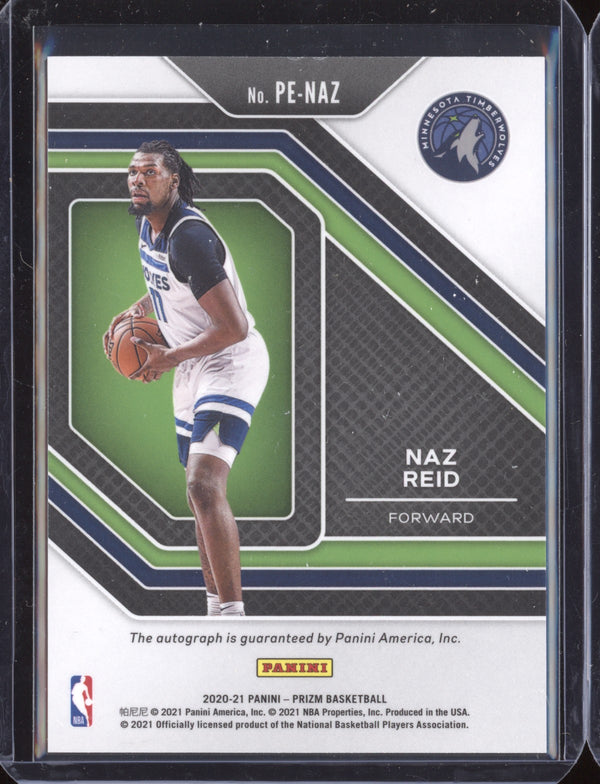 Naz Reid 2020-21 Panini Prizm Penmanship