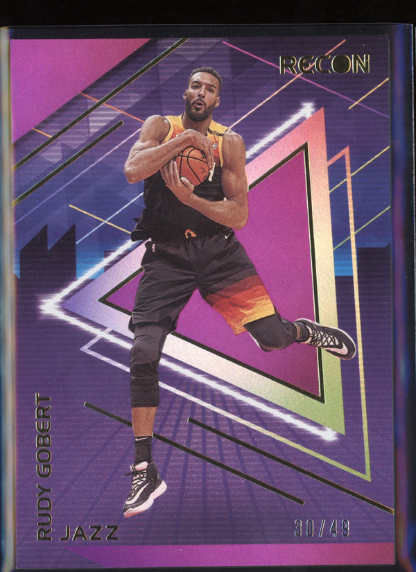 Rudy Gobert 2020-21 Panini Recon Purple 30/49