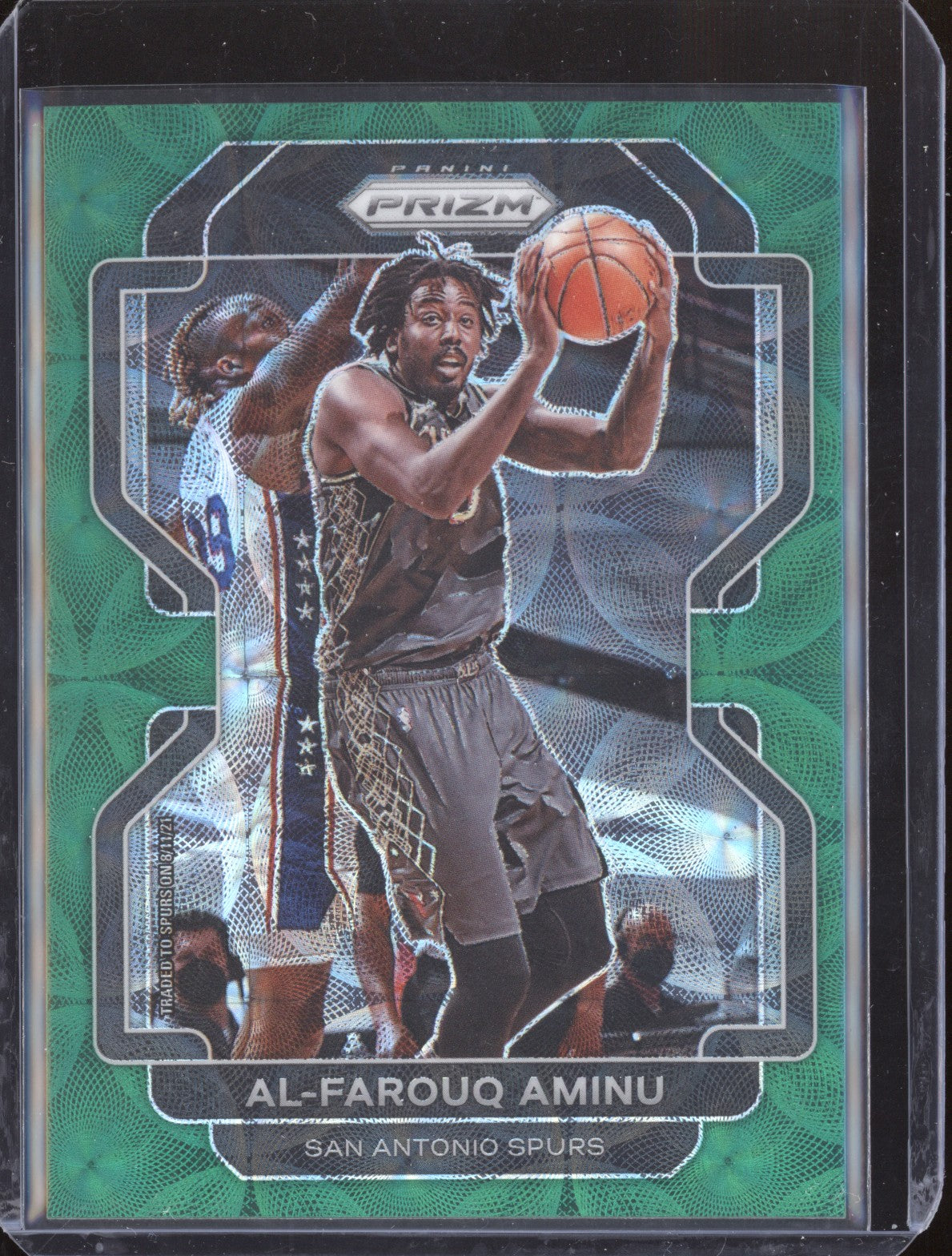 Al-Farouq Aminu 2021-22 Panini Prizm 219 Choice Green 3/8