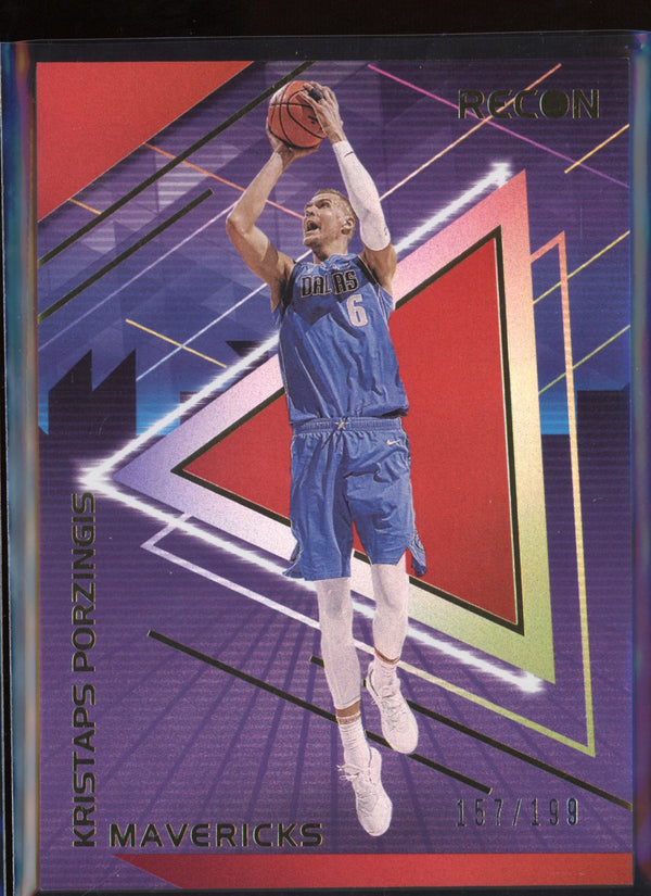 Kristaps Porzingis 2020-21 Panini Recon Red 157/199