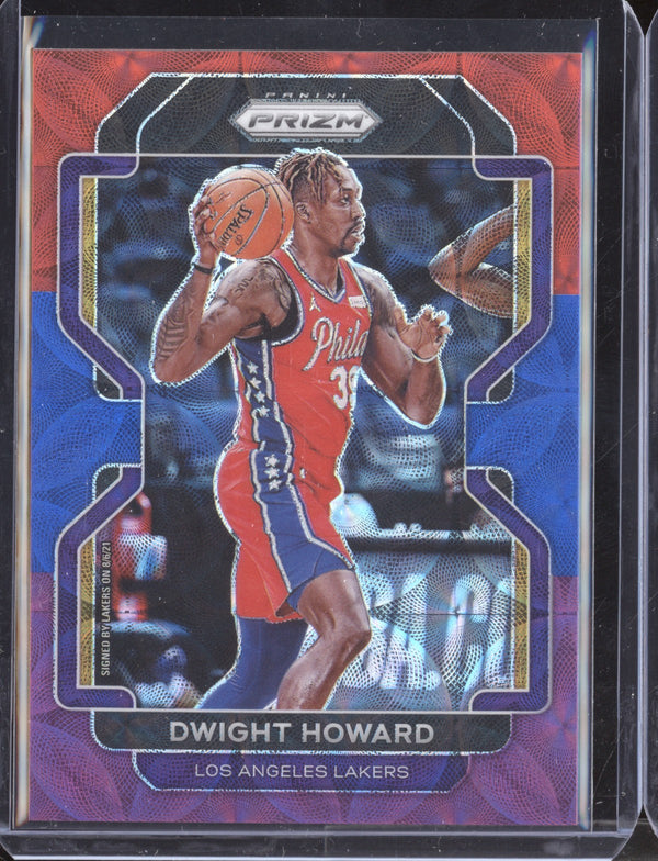 Dwight Howard 2021-22 Panini Prizm 172 Choice Red Blue Purple 06/15