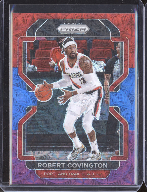 Robert Covington 2021-22 Panini Prizm 233 Choice Red Blue Purple 12/15