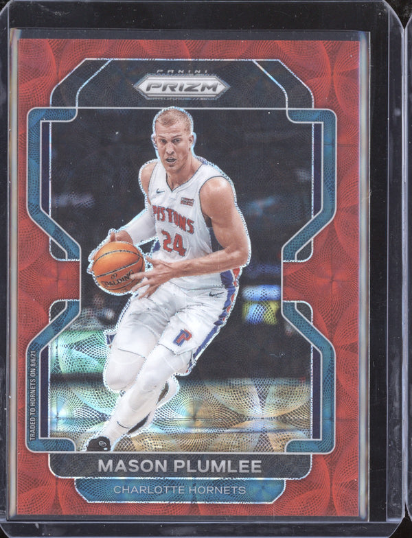 Mason Plumlee 2021-22 Panini Prizm 221 Choice Red 81/88