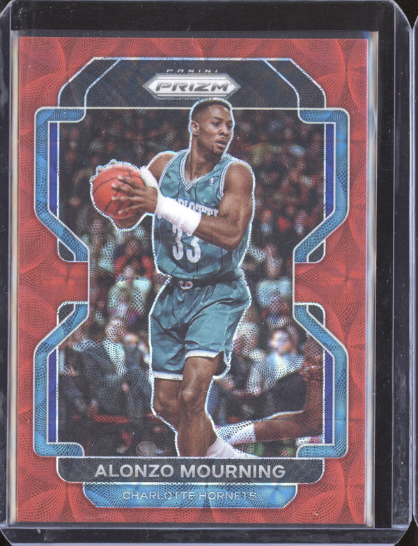 Alonzo Mourning 2021-22 Panini Prizm 270 Choice Red 55/88