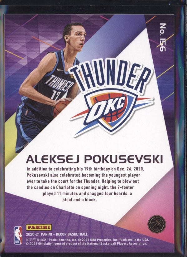 Aleksej Pokusevski 2020-21 Panini Recon Holo RC