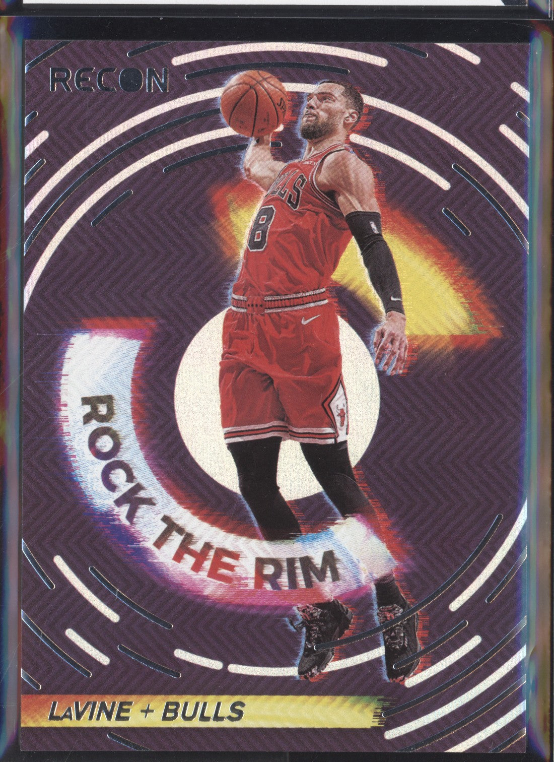 Zach Lavine 2020-21 Panini Recon Rock The Rim