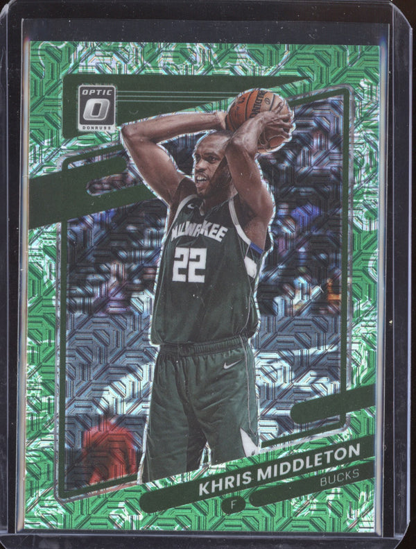 Khris Middleton 2021-22 Panini Optic 143 Dragon SSP