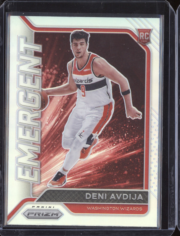 Deni Avdija 2020-21 Panini Prizm 27 Emergent Silver RC