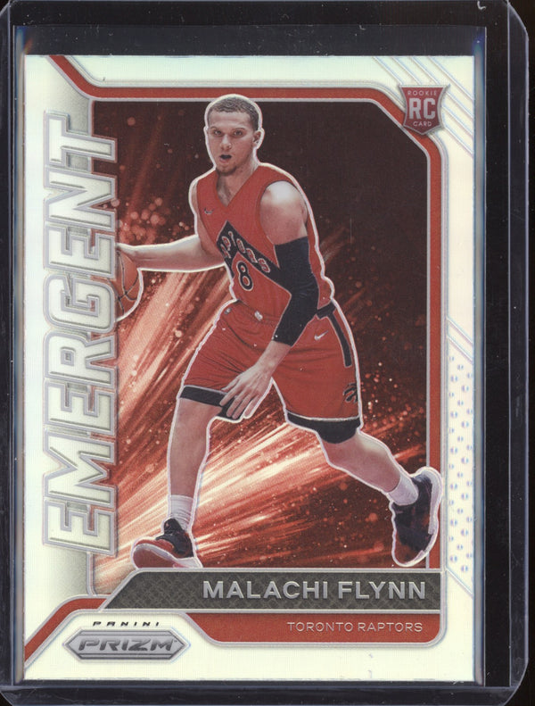 Malachi Flynn 2020-21 Panini Prizm 20 Emergent Silver RC