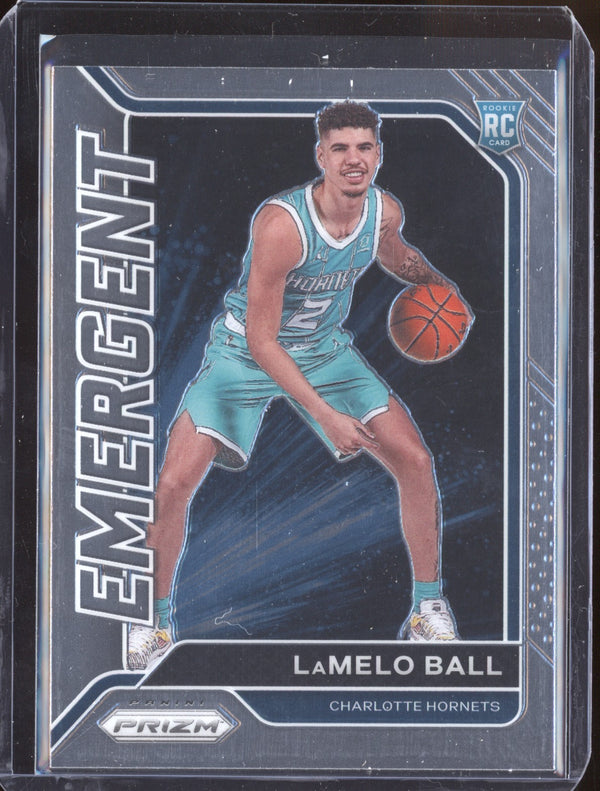 LaMelo Ball 2020-21 Panini Prizm 23 Emergent RC